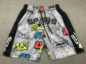 NBA San Antonio Spurs Just don shorts graffiti